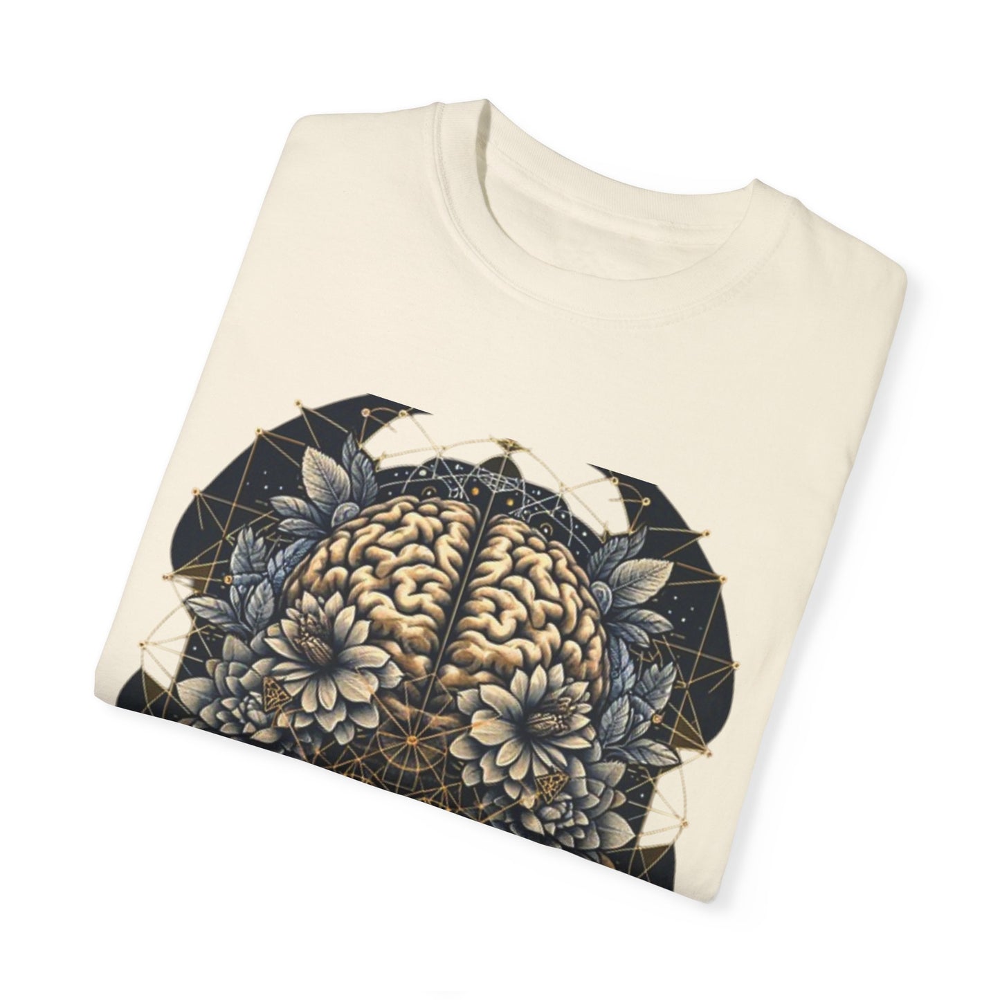 Clarity Grows Freedom Shirt – Mindful Brain, Sacred Geometry Tee